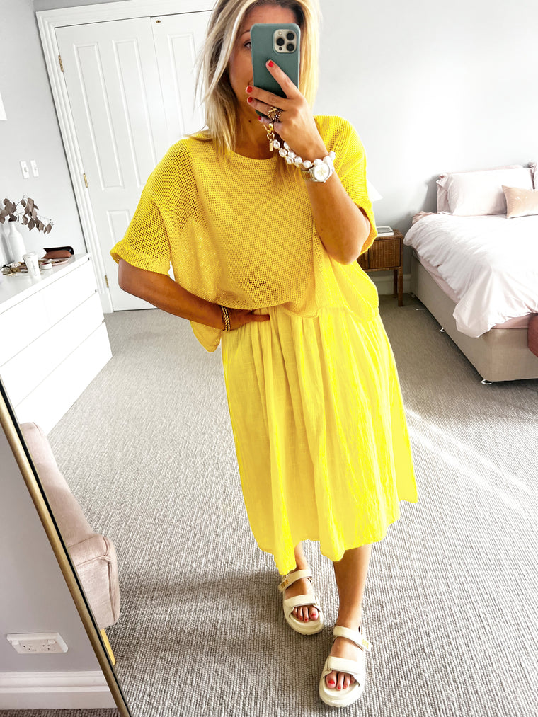 TSM - Solange midi yellow **