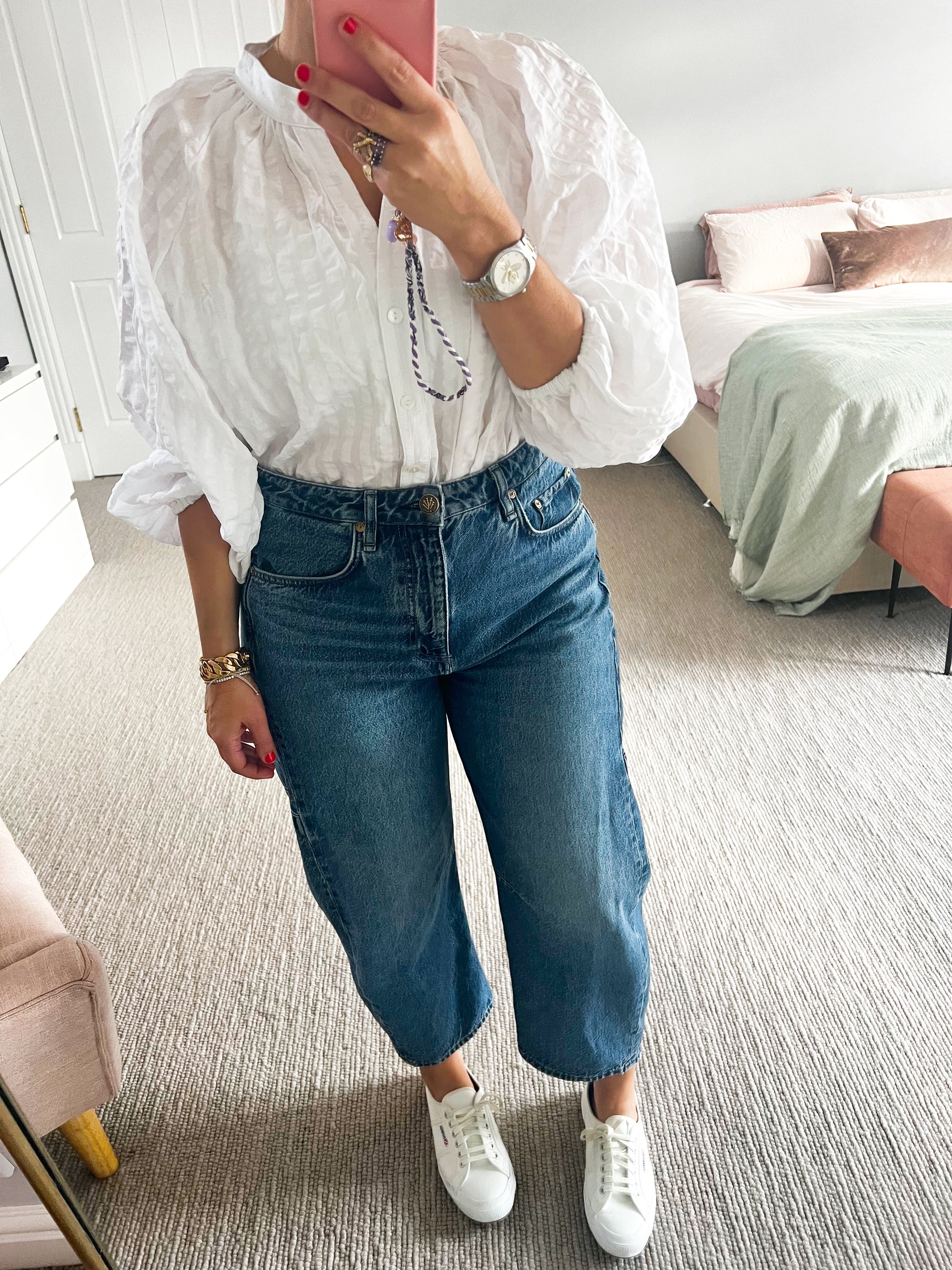 Kiik Luxe - white blouse * pre-loved *