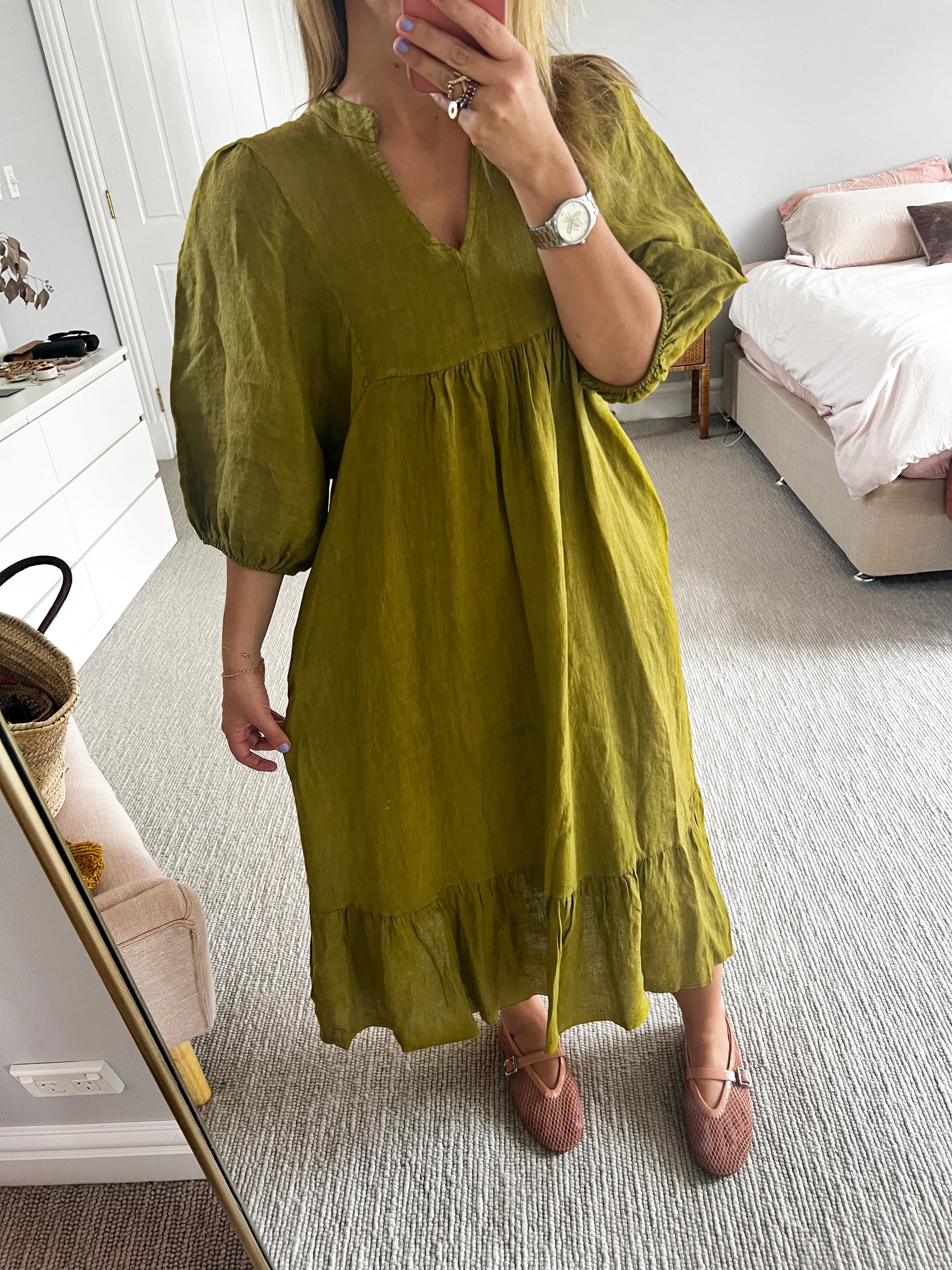 TSM - Yasmine dress - olive