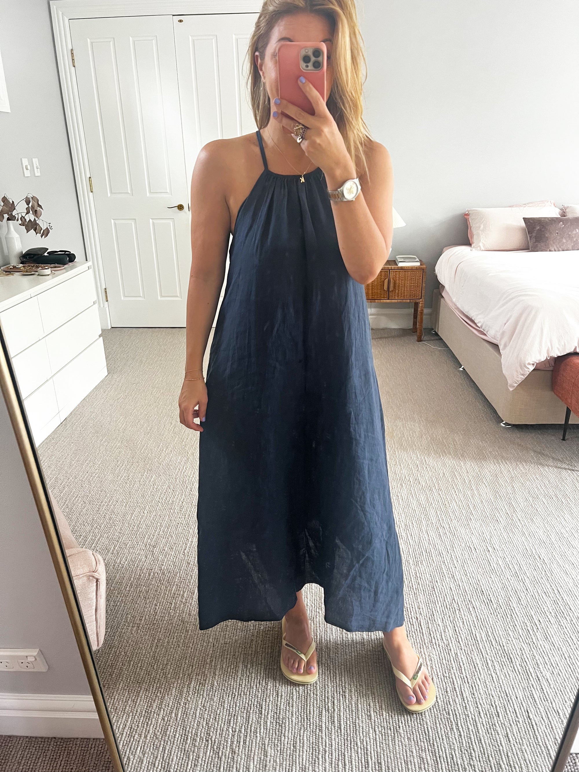 TSM - Gigi dress - navy ** pre-loved **