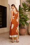 Alemais - Soleil D'Amour Silk Midi dress