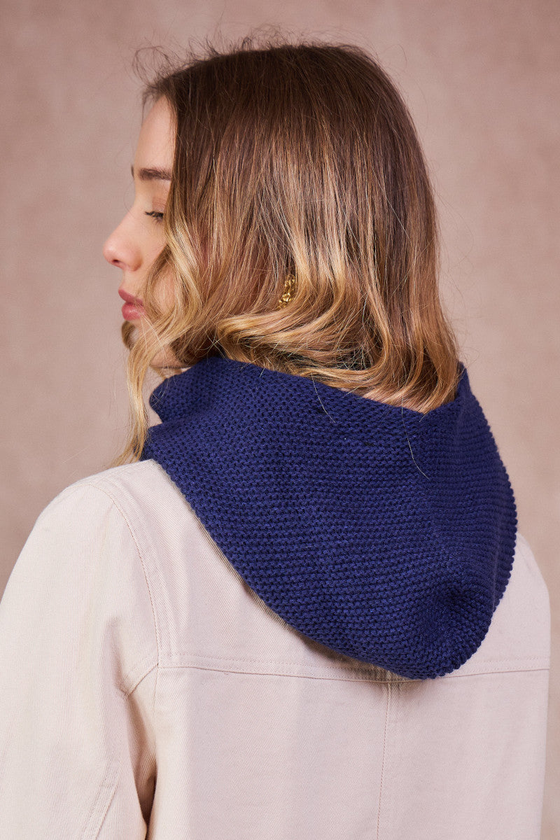 TSM - Sophie hood / scarf navy