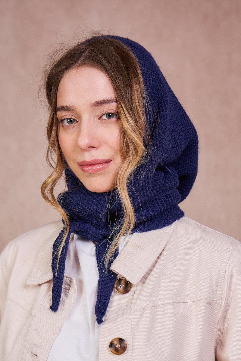 TSM - Sophie hood / scarf navy