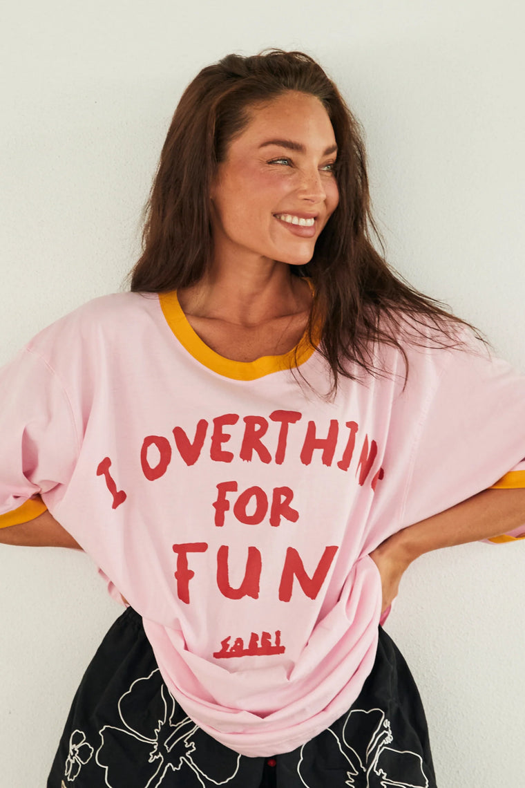 Sabbi - Overthinker tee - pink