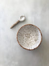 Powder blue bowl + spoon